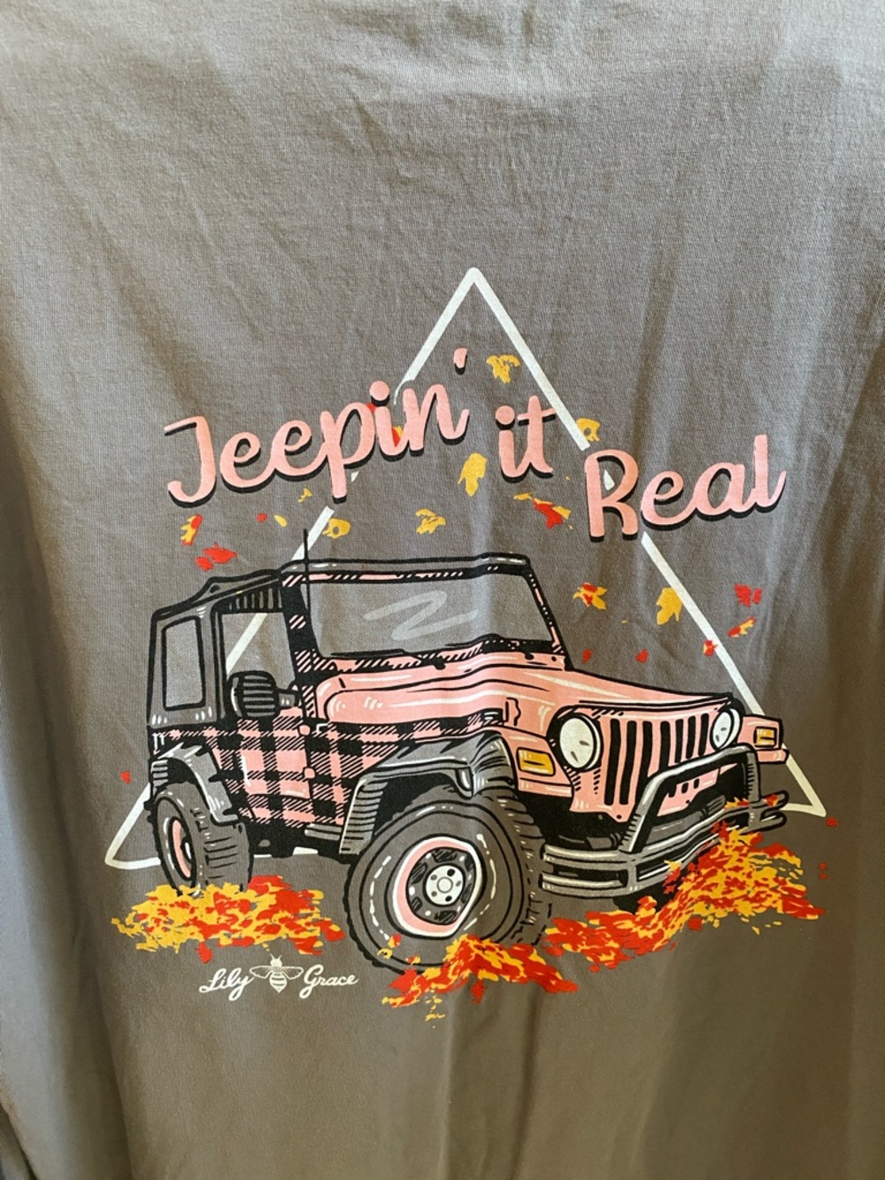 LILY GRACE Jeep T-shirt XL